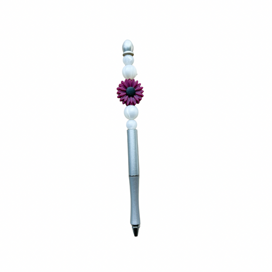 Merlot Flower Fidget Pen