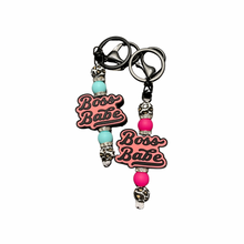 Load image into Gallery viewer, Boss Babe Fidget Keychain
